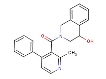 2-[(2-methyl-4-phenylpyridin-3-yl)carbonyl]-1,2,3,4-tetrahydroisoquinolin-4-ol
