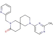 8-(2-methyl-4-pyrimidinyl)-2-(2-pyridinylmethyl)-2,8-diazaspiro[5.5]undecan-3-one
