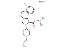 (4S)-4-[(2,4-difluorobenzyl)amino]-N-isopropyl-1-(1-propyl-4-piperidinyl)-L-prolinamide