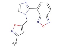4-{1-[(3-methylisoxazol-5-yl)methyl]-1H-imidazol-2-yl}-2,1,3-benzoxadiazole