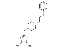 1-[(4,5-dimethyl-2-furyl)methyl]-4-(2-phenoxyethyl)piperazine