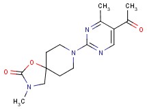 8-(5-acetyl-4-methylpyrimidin-2-yl)-3-methyl-1-oxa-3,8-diazaspiro[4.5]decan-2-one