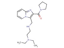 N,N-diethyl-N'-{[2-(1-pyrrolidinylcarbonyl)imidazo[1,2-a]pyridin-3-yl]methyl}-1,2-ethanediamine