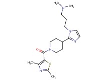 3-(2-{1-[(2,4-dimethyl-1,3-thiazol-5-yl)carbonyl]piperidin-4-yl}-1H-imidazol-1-yl)-N,N-dimethylpropan-1-amine