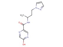 5-hydroxy-N-[1-methyl-3-(1H-pyrazol-1-yl)propyl]pyrazine-2-carboxamide