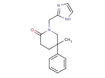 1-(1H-imidazol-2-ylmethyl)-5-methyl-5-phenylpiperidin-2-one