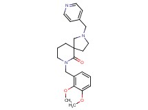 7-(2,3-dimethoxybenzyl)-2-(4-pyridinylmethyl)-2,7-diazaspiro[4.5]decan-6-one