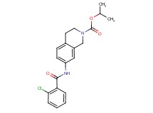 isopropyl 7-[(2-chlorobenzoyl)amino]-3,4-dihydroisoquinoline-2(1H)-carboxylate