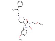 5-(3-methoxybenzyl)-3-(2-methoxyethyl)-5-[1-(3-phenylbutyl)-4-piperidinyl]-2,4-imidazolidinedione