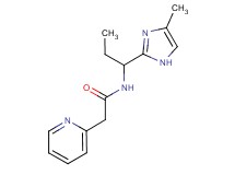 N-[1-(4-methyl-1H-imidazol-2-yl)propyl]-2-pyridin-2-ylacetamide