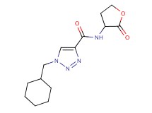 1-(cyclohexylmethyl)-N-(2-oxotetrahydro-3-furanyl)-1H-1,2,3-triazole-4-carboxamide
