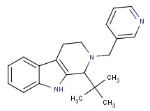 1-tert-butyl-2-(3-pyridinylmethyl)-2,3,4,9-tetrahydro-1H-beta-carboline