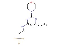 6-ethyl-2-(4-morpholinyl)-N-(3,3,3-trifluoropropyl)-4-pyrimidinamine trifluoroacetate