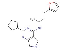 2-cyclopentyl-N-[3-(2-furyl)-1-methylpropyl]-6,7-dihydro-5H-pyrrolo[3,4-d]pyrimidin-4-amine