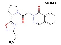 2-{2-[(2S)-2-(3-ethyl-1,2,4-oxadiazol-5-yl)pyrrolidin-1-yl]-2-oxoethyl}phthalazin-1(2H)-one