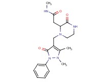 2-{1-[(1,5-dimethyl-3-oxo-2-phenyl-2,3-dihydro-1H-pyrazol-4-yl)methyl]-3-oxopiperazin-2-yl}-N-methylacetamide