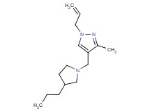 1-allyl-3-methyl-4-[(3-propylpyrrolidin-1-yl)methyl]-1H-pyrazole