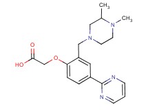 {2-[(3,4-dimethylpiperazin-1-yl)methyl]-4-pyrimidin-2-ylphenoxy}acetic acid