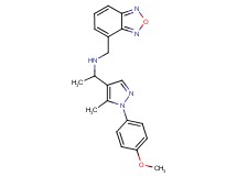 (2,1,3-benzoxadiazol-4-ylmethyl){1-[1-(4-methoxyphenyl)-5-methyl-1H-pyrazol-4-yl]ethyl}amine