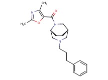 (1S*,5R*)-6-[(2,4-dimethyl-1,3-oxazol-5-yl)carbonyl]-3-(3-phenylpropyl)-3,6-diazabicyclo[3.2.2]nonane
