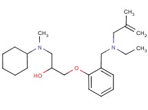 1-[cyclohexyl(methyl)amino]-3-(2-{[ethyl(2-methyl-2-propen-1-yl)amino]methyl}phenoxy)-2-propanol