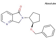 6-[(1R,2R)-2-(benzyloxy)cyclopentyl]-6,7-dihydro-5H-pyrrolo[3,4-b]pyridin-5-one