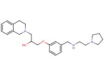 1-(3,4-dihydro-2(1H)-isoquinolinyl)-3-[3-({[2-(1-pyrrolidinyl)ethyl]amino}methyl)phenoxy]-2-propanol