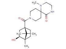 9-{[(1R*,3S*,4S*)-3-hydroxy-4,7,7-trimethylbicyclo[2.2.1]hept-1-yl]carbonyl}-1-methyl-1,4,9-triazaspiro[5.5]undecan-5-one