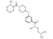 N-[2-(dimethylamino)ethyl]-N-methyl-3-({1-[(1-methyl-2-piperidinyl)carbonyl]-4-piperidinyl}oxy)benzamide
