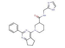 N-(1H-imidazol-2-ylmethyl)-1-(2-phenyl-6,7-dihydro-5H-cyclopenta[d]pyrimidin-4-yl)piperidine-3-carboxamide