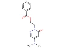 2-[4-(dimethylamino)-6-oxo-1(6H)-pyridazinyl]ethyl benzoate
