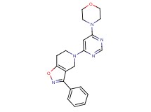 5-(6-morpholin-4-ylpyrimidin-4-yl)-3-phenyl-4,5,6,7-tetrahydroisoxazolo[4,5-c]pyridine