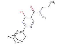 2-(1-adamantyl)-4-hydroxy-N-methyl-N-propylpyrimidine-5-carboxamide