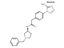 N-[(3S)-1-benzylpyrrolidin-3-yl]-2-[4-(5-methyl-1H-tetrazol-1-yl)phenyl]acetamide