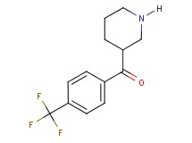 3-piperidinyl[4-(trifluoromethyl)phenyl]methanone hydrochloride