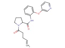 1-(4-pentenoyl)-N-[2-(3-pyridinyloxy)phenyl]prolinamide