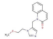 1-{[1-(2-methoxyethyl)-1H-imidazol-5-yl]methyl}quinolin-2(1H)-one