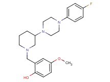 2-({3-[4-(4-fluorophenyl)-1-piperazinyl]-1-piperidinyl}methyl)-4-methoxyphenol