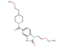 1-(2-ethoxyethyl)-5-{[4-(2-methoxyethyl)piperidin-1-yl]carbonyl}-1,3-dihydro-2H-benzimidazol-2-one