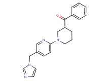 {1-[5-(1H-imidazol-1-ylmethyl)-2-pyridinyl]-3-piperidinyl}(phenyl)methanone