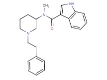 N-methyl-N-[1-(2-phenylethyl)-3-piperidinyl]-1H-indole-3-carboxamide