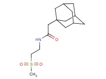 2-(1-adamantyl)-N-[2-(methylsulfonyl)ethyl]acetamide