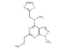 N,1-dimethyl-6-propyl-N-(1,3-thiazol-2-ylmethyl)-1H-pyrazolo[3,4-d]pyrimidin-4-amine