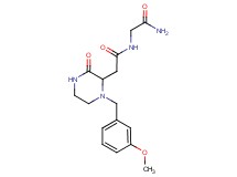 N~2~-{[1-(3-methoxybenzyl)-3-oxo-2-piperazinyl]acetyl}glycinamide