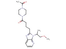 2-[4-(4-acetylpiperazin-1-yl)-4-oxobutyl]-3-(2-methoxy-1-methylethyl)-3H-imidazo[4,5-b]pyridine