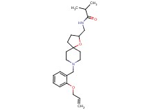 N-({8-[2-(allyloxy)benzyl]-1-oxa-8-azaspiro[4.5]dec-2-yl}methyl)-2-methylpropanamide