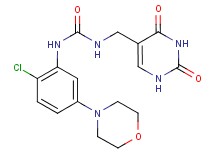N-(2-chloro-5-morpholin-4-ylphenyl)-N'-[(2,4-dioxo-1,2,3,4-tetrahydropyrimidin-5-yl)methyl]urea