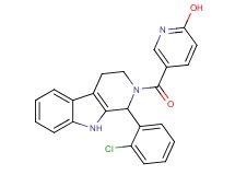5-{[1-(2-chlorophenyl)-1,3,4,9-tetrahydro-2H-beta-carbolin-2-yl]carbonyl}-2-pyridinol