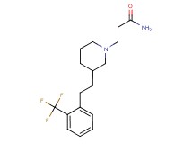 3-(3-{2-[2-(trifluoromethyl)phenyl]ethyl}-1-piperidinyl)propanamide