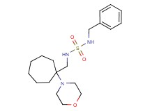 N-benzyl-N'-[(1-morpholin-4-ylcycloheptyl)methyl]sulfamide
